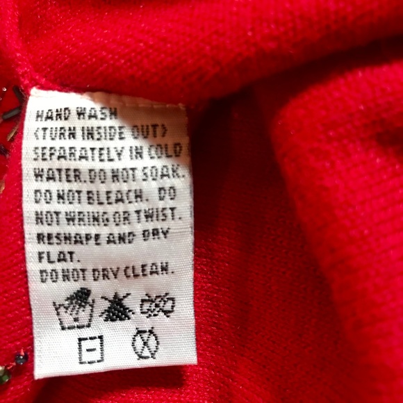 Marisa Christina Beaded Jeweled Christmas Sweater - Picture 7 of 8